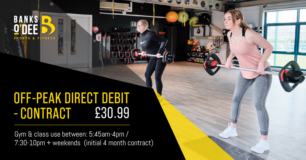 Contract - Off-Peak - Banks O' Dee Sports & Fitness Gym in Aberdeen