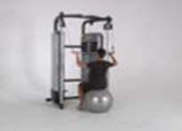 Banks O' Dee Cable Pulldown Wide Grip Seated on Ball