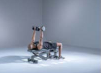 Banks O' Dee Dumbbells Press on Flat Bench