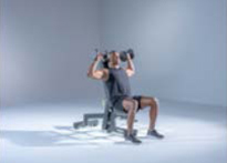 Banks O' Dee Dumbbells Seated O'verhead Press