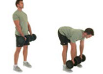 Banks O' Dee Dumbbells Stiff Leg Deadlift